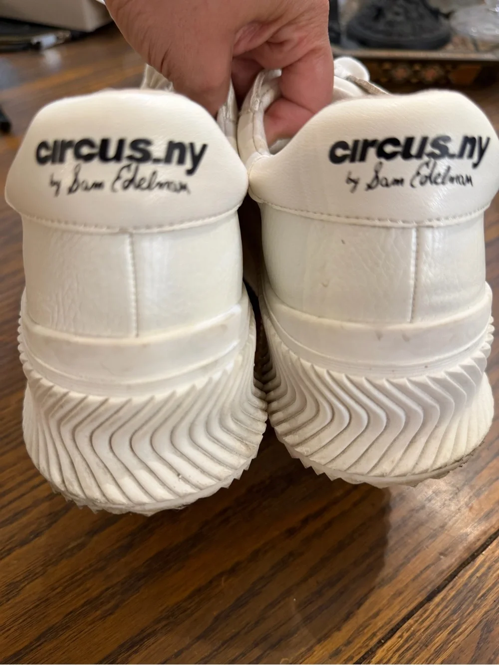 Circus NY by Sam Edelman Tatum White Platform Sneakers size 8
